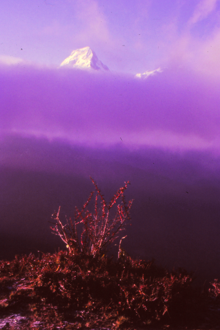 Sunrise over the Annapurna Himalaya, Nepal 1985