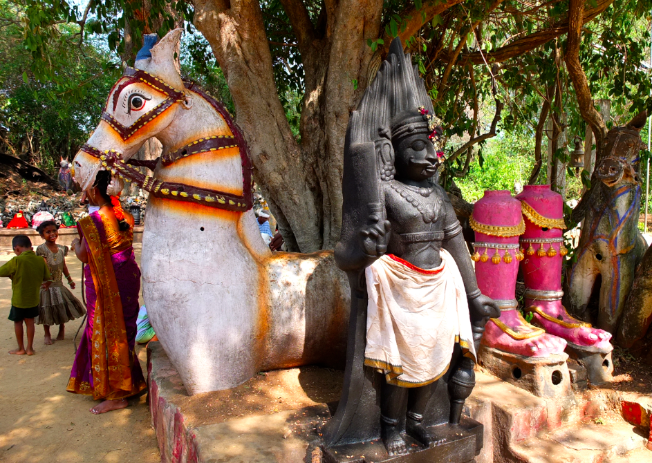 Ayyanar horse Temple, Kandukathan, Tamil Nadu, India