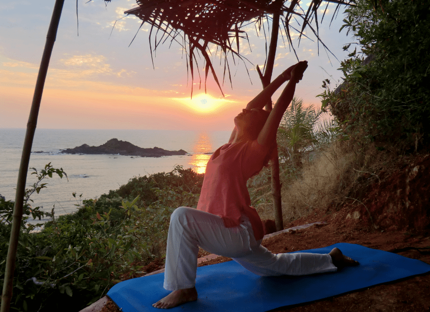 Morning greetings to the sun, SwaSwara, India