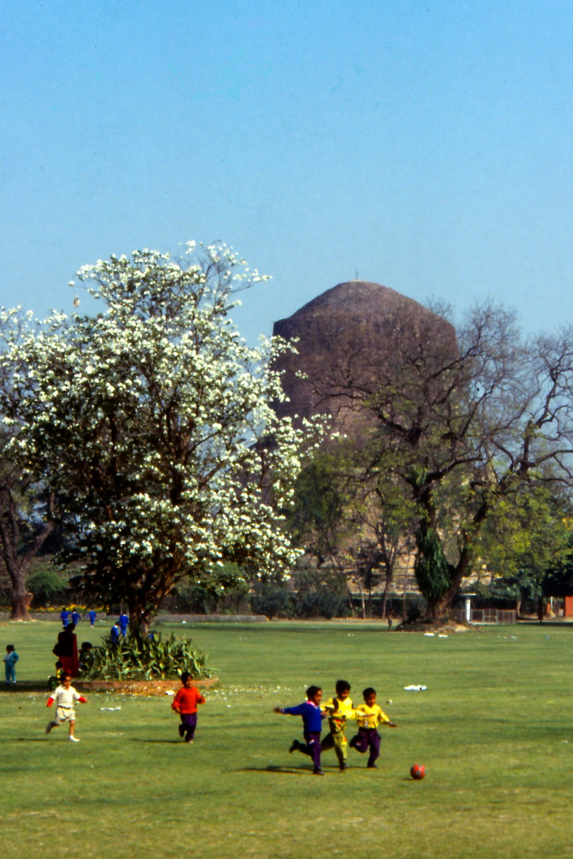 Of Buddha and modern times, Sarnath 1985