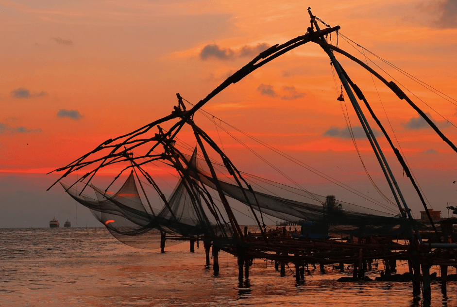 Sunset at Kochi Harbour