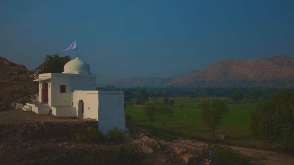 Small temple in the morning light